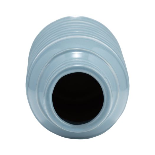 CER, 17H TRIBAL VASE, CAMEO BLUE