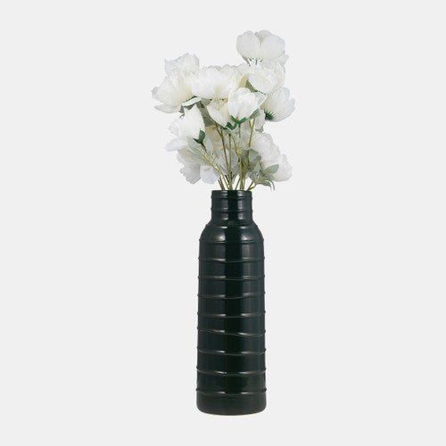CER, 17H TRIBAL VASE, FOREST GREEN