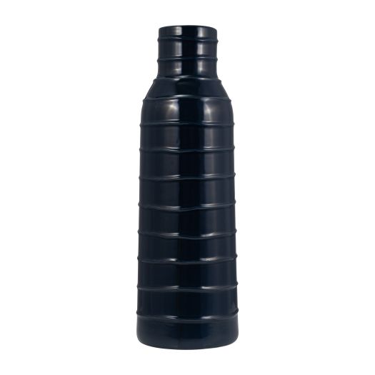 CER, 20H TRIBAL VASE, NAVY BLUE, FOREST GREEN