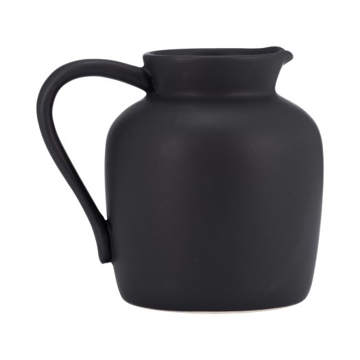 Cer, 5 Pitcher Vase, Black