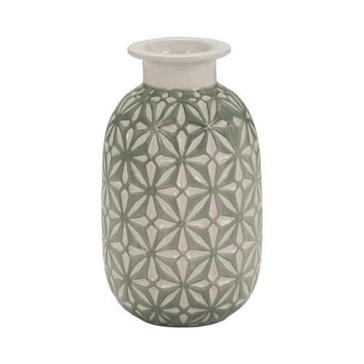CER, 8 DAISY VASE, DARK SAGE