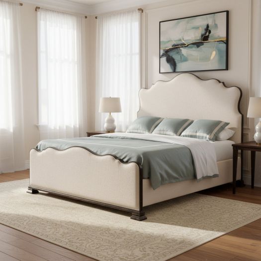 Charleston Cal King Upholstered Bed