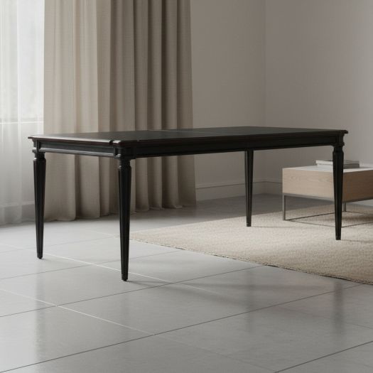 Charleston Rectangle Leg Dining Table w-2-22in Leaves