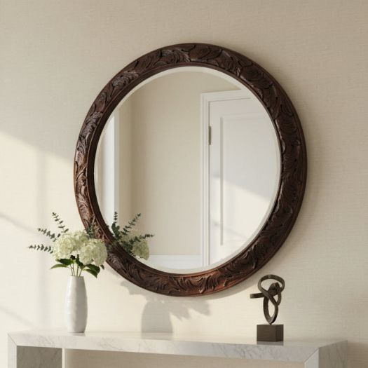 Charleston Round Mirror