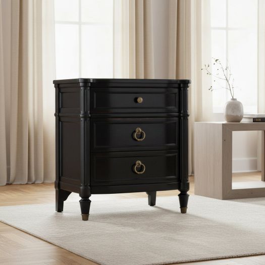 Charleston Three-Drawer Nightstand
