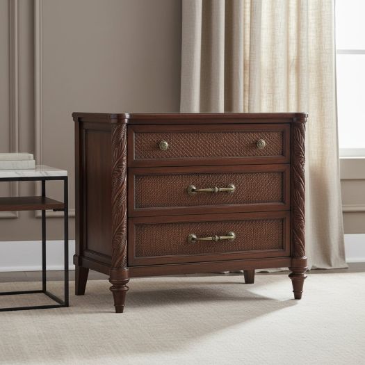 Charleston Three-Drawer Nightstand