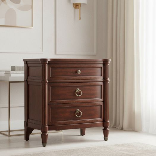 Charleston Three-Drawer Nightstand