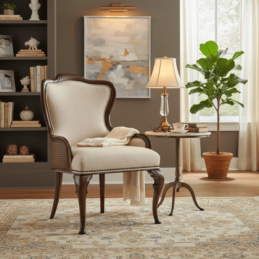 Charleston Upholstered Arm Chair