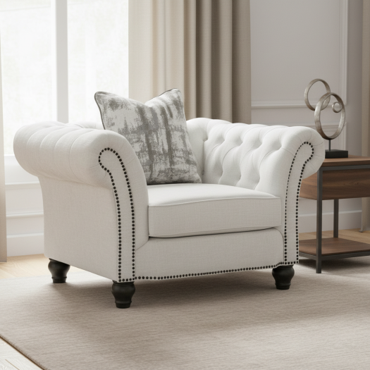 Chesterfield Cream chair