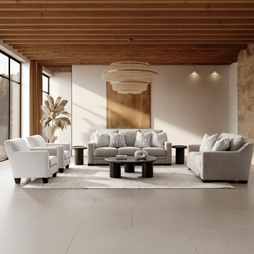 Clara Oatmeal Loveseat (165cm)