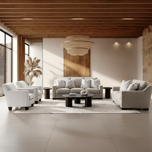 Clara Oatmeal Sofa (230cm)