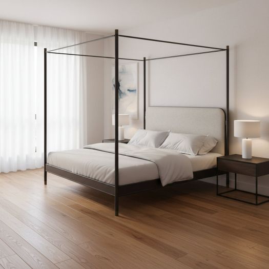 Classic - Campaign King Bed With Canopy