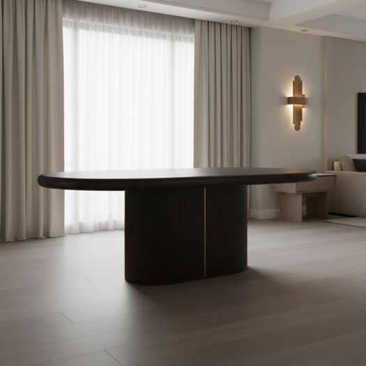 Classic - *Love Dining Table - Dark Chocolate
