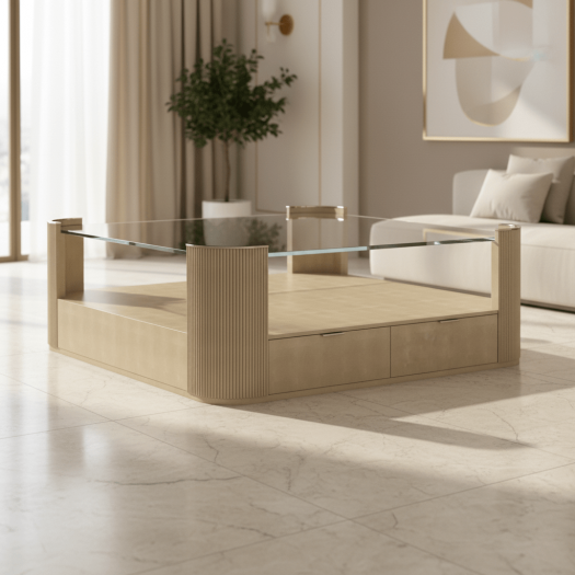 Classic - Love Square Cocktail Table - Oracle