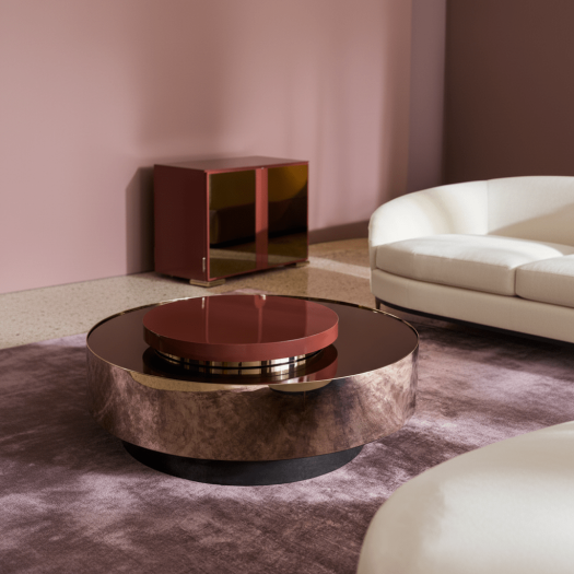 Classic - Radius Cocktail Round Accent Tray