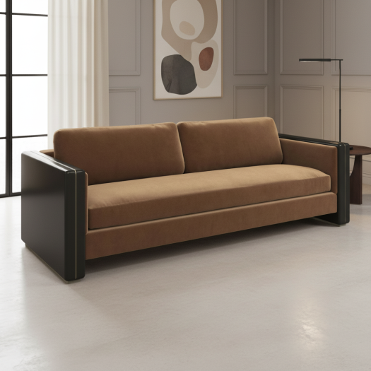 Classic Upholstery - Gelee Sofa - Chocolate