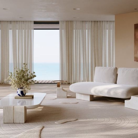 Classic Upholstery - Overlap Sectional Accent Table Light