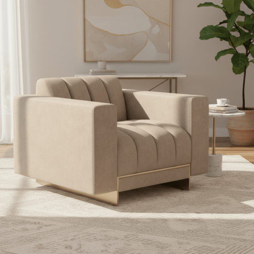 Classic Upholstery. - Well Balanced Chair