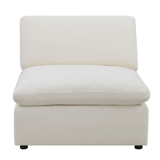 Cloud 9 Cotton Armless Chair