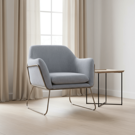 Comfort Cover Light Green Accent Chair