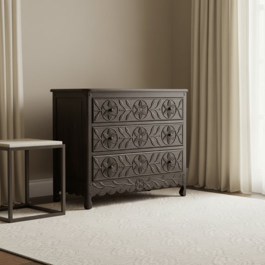 Commerce & Market Flora Three-Drawer Chest