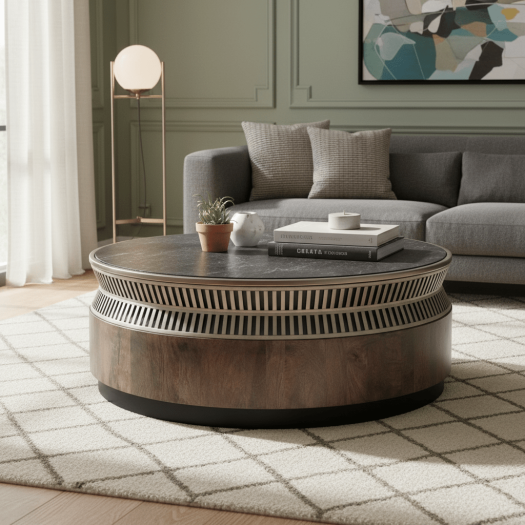 Commerce & Market Jacobs Ladder Cocktail Table