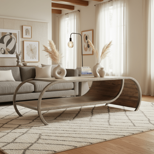 Commerce & Market Open Ended Cocktail Table