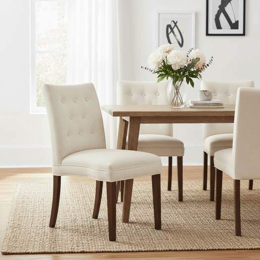 Concave Short Back Armless Stack Chair