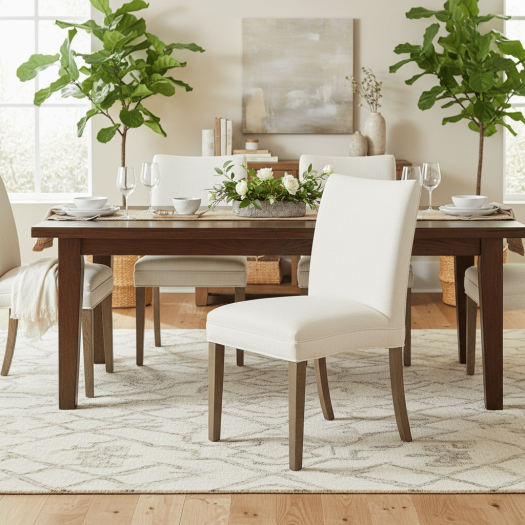 Concave Short Back Armless Stack Chair