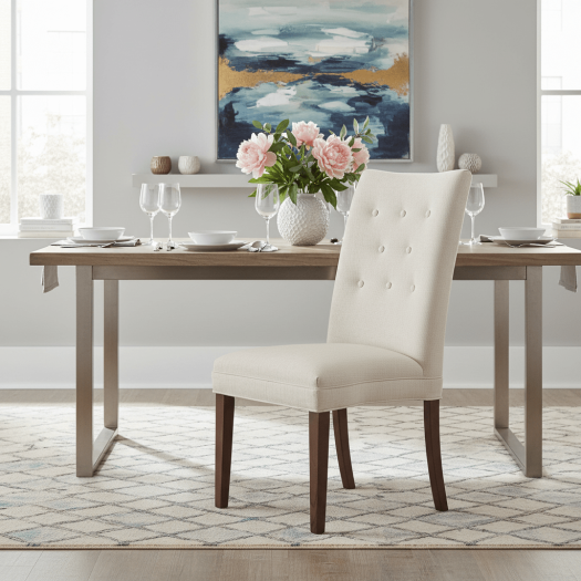 Concave Tall Back Armless Stack Chair