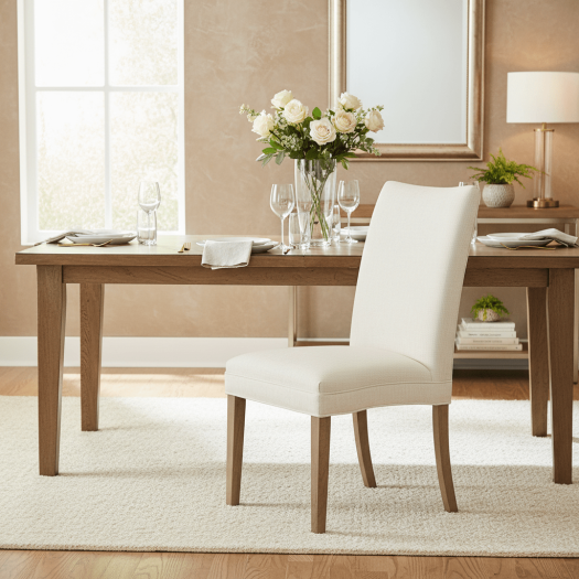 Concave Tall Back Armless Stack Chair