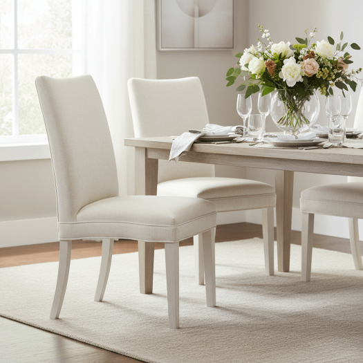 Concave Tall Back Armless Stack Chair