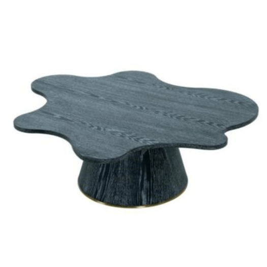 Concrete Leaf Coffee Table - High