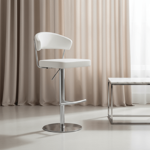 Cosmo Light Grey Steel Barstool