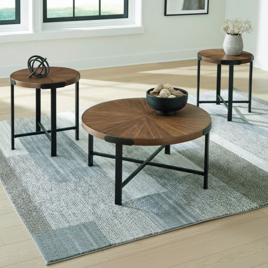 Crosstrail Occasional Table Set (3/CN)