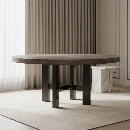 Curata 72in Round Dining Table