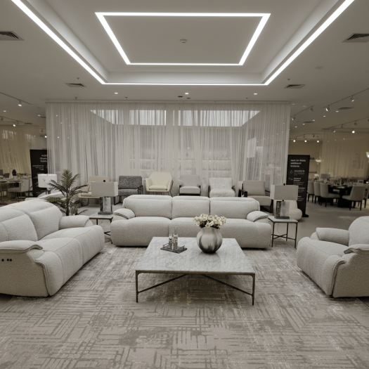 Cushy White Power Motion Set