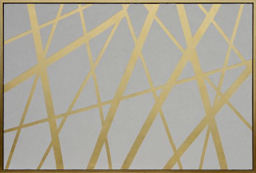 Sepia Lines Framed Painting