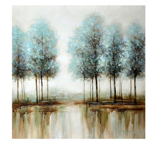 Fall Forest Handmade Canvas Wall Painting