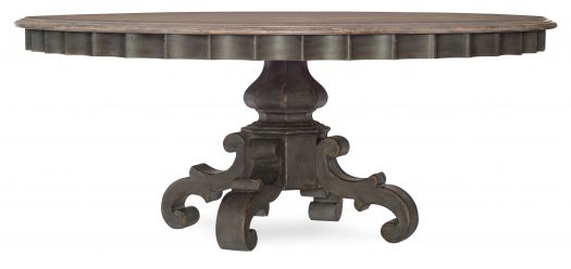 72in Round Pedestal Dining Table