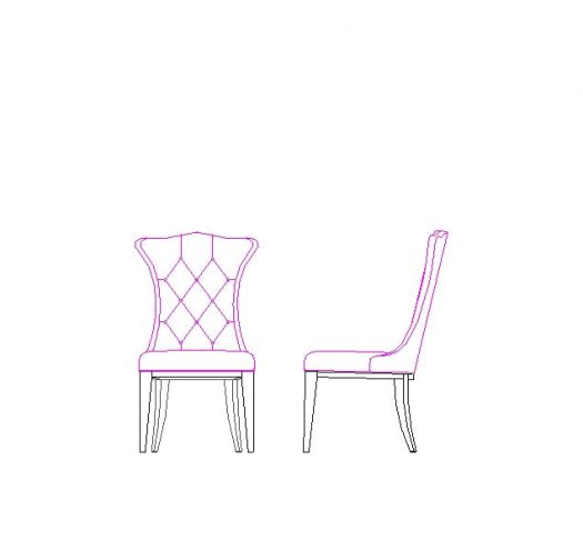 Bernhardt Allure Side Chair - 399X47