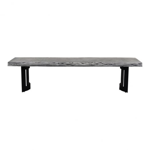 Bent Bench Extra Small Weathered Grey