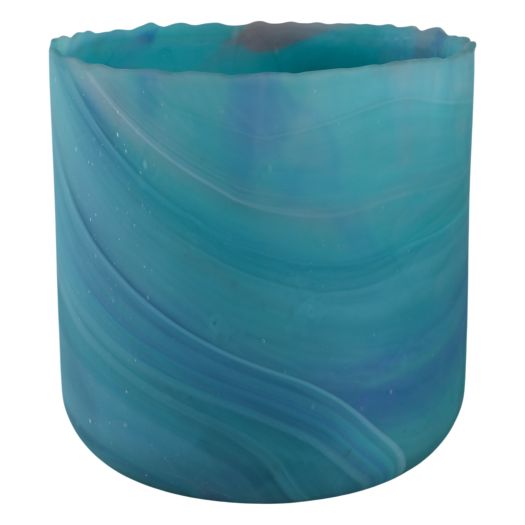 Kent Blue Swirl Glass Vase