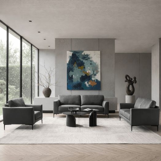 Dallas Black Living Room Set