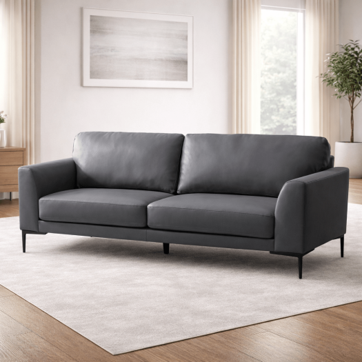 Dallas Black Loveseat