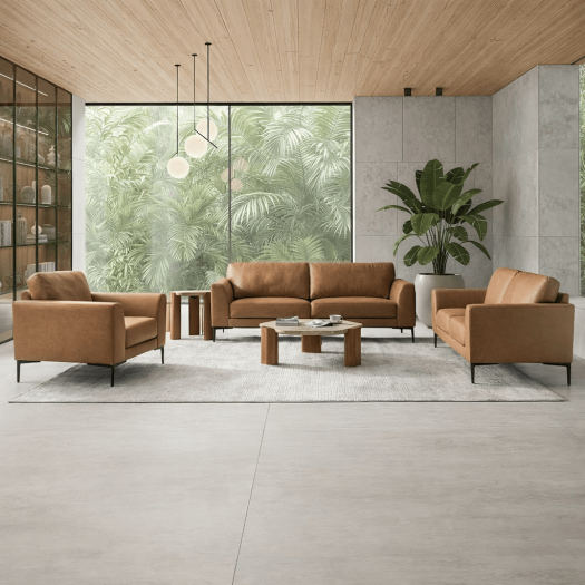 Dallas Brown Living Room Set