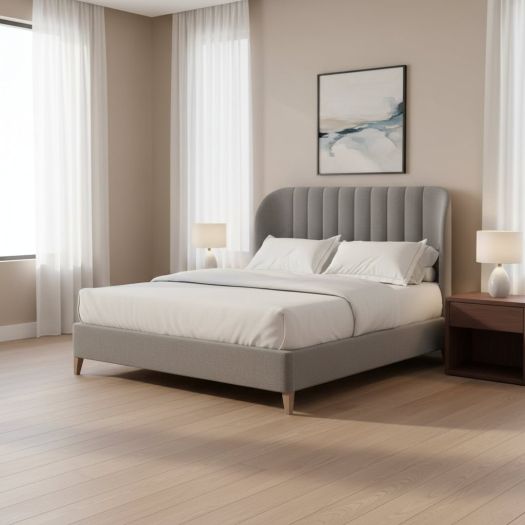 Dante Wide Chn 6/6 Uph Sh Bed -Slate