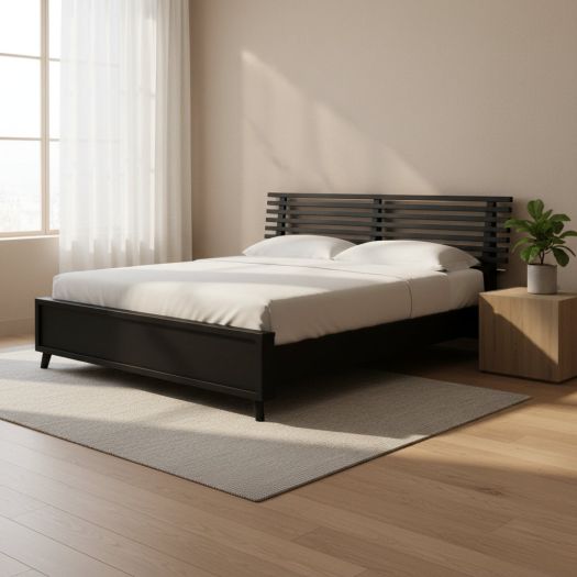Danziar King Slat Panel Bed