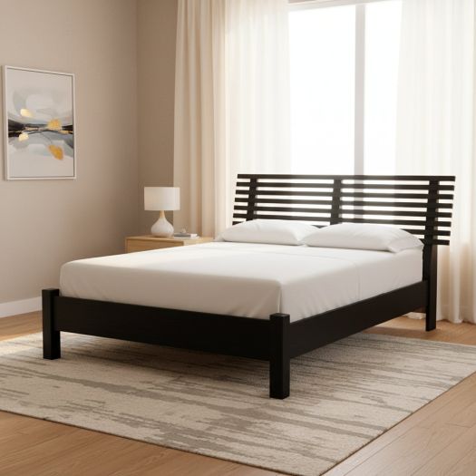 Danziar Queen Slat Panel Bed