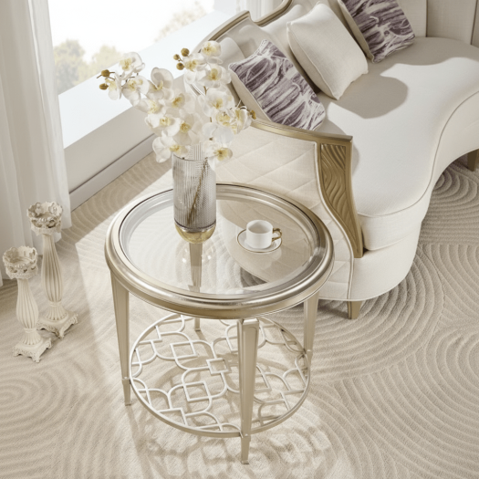 Dar Round Side table